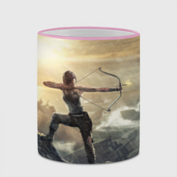 Кружка 3D Tomb Raider, цвет: 3D-розовый кант — фото 2