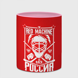 Кружка 3D Red machine is back, цвет: 3D-белый + розовый — фото 2