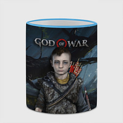 Кружка 3D God of War: Atreus, цвет: 3D-небесно-голубой кант — фото 2