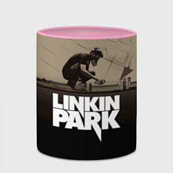 Кружка 3D Linkin Park: Meteora, цвет: 3D-белый + розовый — фото 2
