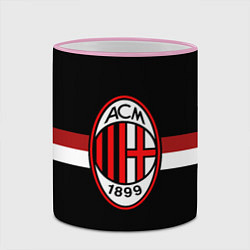 Кружка 3D AC Milan 1899, цвет: 3D-розовый кант — фото 2