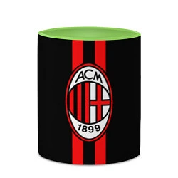 Кружка 3D AC Milan 1899, цвет: 3D-белый + светло-зеленый — фото 2