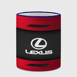 Кружка 3D Lexus Sport, цвет: 3D-синий кант — фото 2