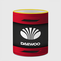 Кружка 3D Daewoo Sport, цвет: 3D-желтый кант — фото 2