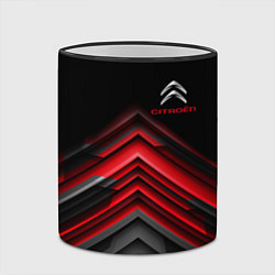 Кружка 3D Citroen: Red sport, цвет: 3D-черный кант — фото 2