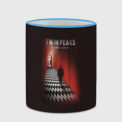 Кружка 3D Twin Peaks: Firewalk with me, цвет: 3D-небесно-голубой кант — фото 2