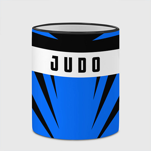 Кружка цветная Judo Fighter / 3D-Черный кант – фото 2
