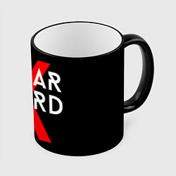 Кружка 3D Scarlxrd Logo, цвет: 3D-черный кант