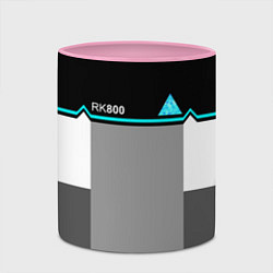 Кружка 3D RK800 Black: Become Human, цвет: 3D-белый + розовый — фото 2