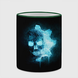 Кружка 3D Gears of War: Death Shadow, цвет: 3D-зеленый кант — фото 2