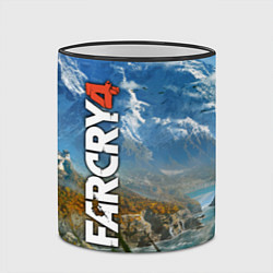 Кружка 3D Far Cry 4: Ice Mountains, цвет: 3D-черный кант — фото 2