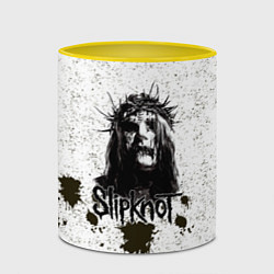 Кружка 3D Slipknot Demon, цвет: 3D-белый + желтый — фото 2