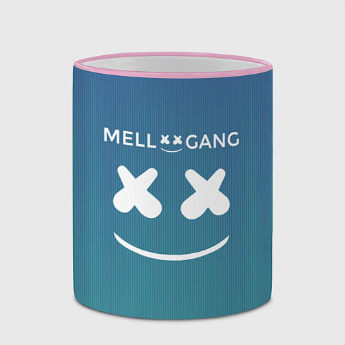 Кружка цветная Mell Gang / 3D-Розовый кант – фото 2