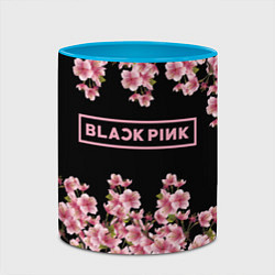 Кружка 3D Black Pink: Delicate Sakura, цвет: 3D-белый + небесно-голубой — фото 2