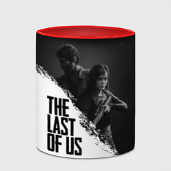 Кружка 3D The Last of Us: White & Black, цвет: 3D-белый + красный — фото 2