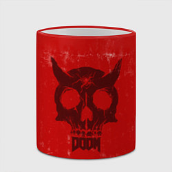 Кружка 3D DOOM: Devil Skull, цвет: 3D-красный кант — фото 2