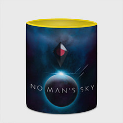 Кружка 3D No Man’s Sky: Dark Space, цвет: 3D-белый + желтый — фото 2