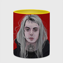 Кружка 3D Ghostemane, цвет: 3D-белый + желтый — фото 2