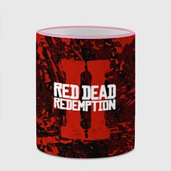 Кружка 3D Red Dead Redemption: Part II, цвет: 3D-розовый кант — фото 2