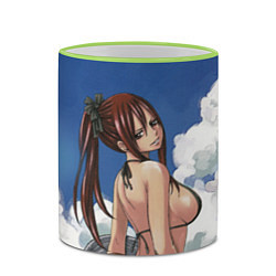 Кружка 3D Fairy Tail, цвет: 3D-светло-зеленый кант — фото 2
