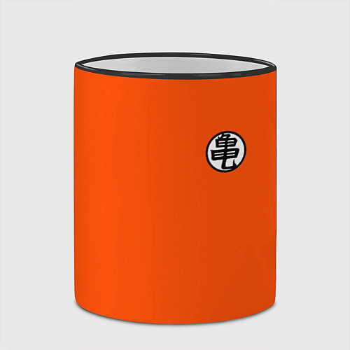 Кружка цветная DBZ: Kame Senin Kanji Emblem / 3D-Черный кант – фото 2
