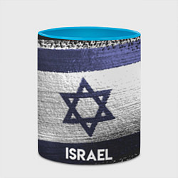Кружка 3D Israel Style, цвет: 3D-белый + небесно-голубой — фото 2