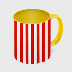 Кружка 3D American Patriot, цвет: 3D-белый + желтый