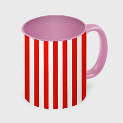 Кружка 3D American Patriot, цвет: 3D-белый + розовый