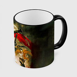 Кружка 3D Momonga Narberal Gamma, цвет: 3D-черный кант