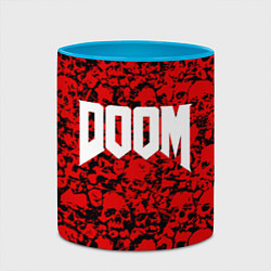 Кружка 3D DOOM: Blooded Skuls, цвет: 3D-белый + небесно-голубой — фото 2