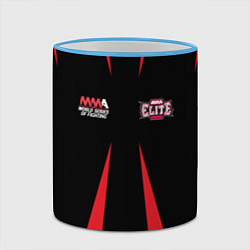 Кружка 3D MMA Elite, цвет: 3D-небесно-голубой кант — фото 2