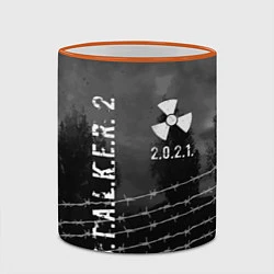 Кружка 3D STALKER 2021, цвет: 3D-оранжевый кант — фото 2