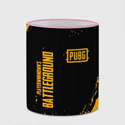 Кружка 3D PUBG: Black Fashion, цвет: 3D-розовый кант — фото 2