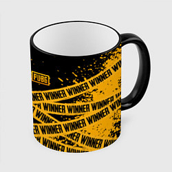 Кружка 3D PUBG: Only Winner, цвет: 3D-черный кант