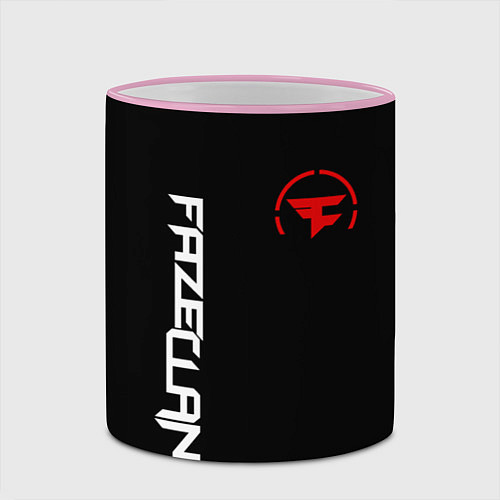 Кружка цветная FaZe Clan: E-Sports / 3D-Розовый кант – фото 2