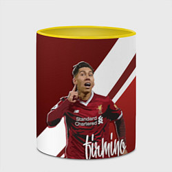 Кружка 3D Roberto Firmino, цвет: 3D-белый + желтый — фото 2