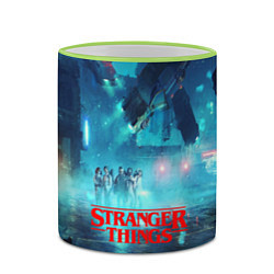 Кружка 3D Stranger Things: Space Light, цвет: 3D-светло-зеленый кант — фото 2