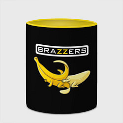 Кружка 3D Brazzers: Black Banana, цвет: 3D-белый + желтый — фото 2