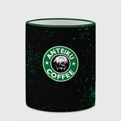 Кружка 3D Anteiku coffee sturbucks, цвет: 3D-зеленый кант — фото 2