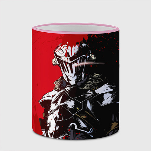 Кружка цветная Goblin Slayer / 3D-Розовый кант – фото 2
