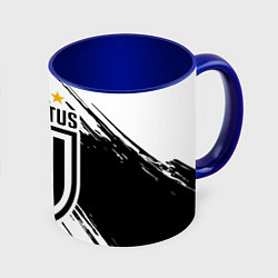 Кружка 3D Juventus: 3 Stars, цвет: 3D-белый + синий