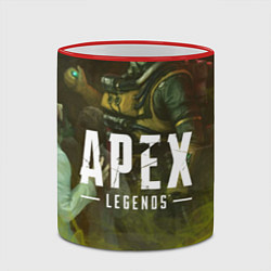 Кружка 3D Apex Legends: Toxic Soldier, цвет: 3D-красный кант — фото 2