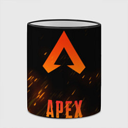 Кружка 3D Apex Legends: Orange Flame, цвет: 3D-черный кант — фото 2