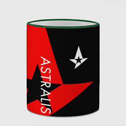 Кружка 3D Astralis: Cybergaming, цвет: 3D-зеленый кант — фото 2