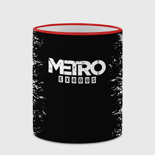 Кружка цветная METRO EXODUS / 3D-Красный кант – фото 2