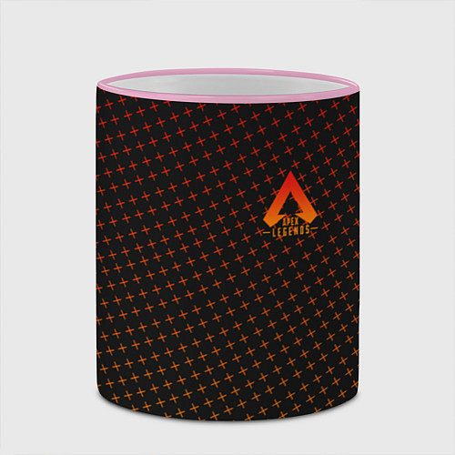 Кружка цветная Apex Legends: Orange Dotted / 3D-Розовый кант – фото 2