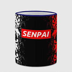 Кружка 3D SENPAI, цвет: 3D-синий кант — фото 2