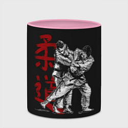 Кружка 3D Judo, цвет: 3D-белый + розовый — фото 2