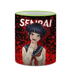 Кружка 3D SENPAI 1, цвет: 3D-светло-зеленый кант — фото 2