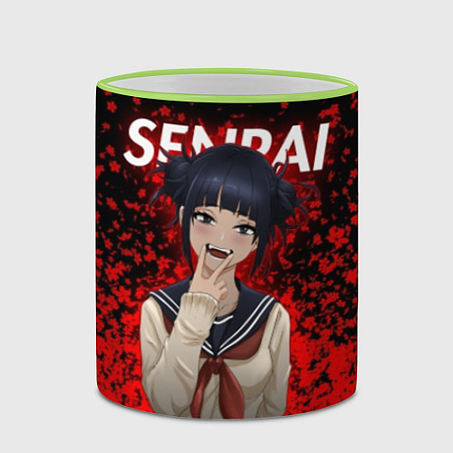 Кружка цветная SENPAI 1 / 3D-Светло-зеленый кант – фото 2